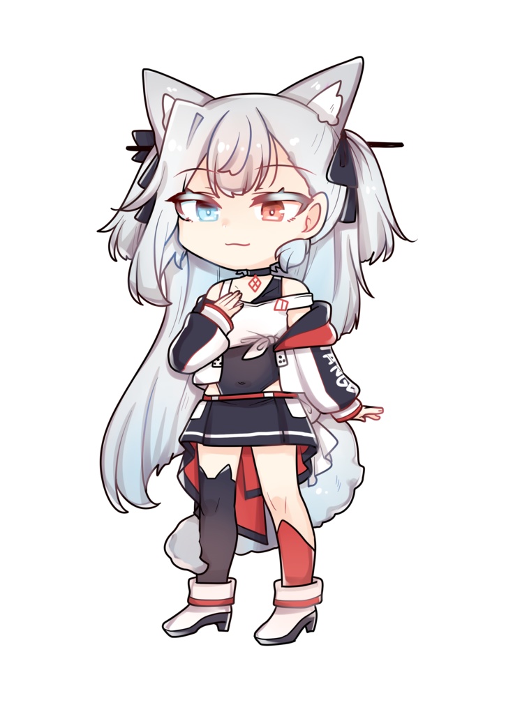 【無料配布】しんがータンゲコトエ(分霊ちゃん)立ち絵イラスト