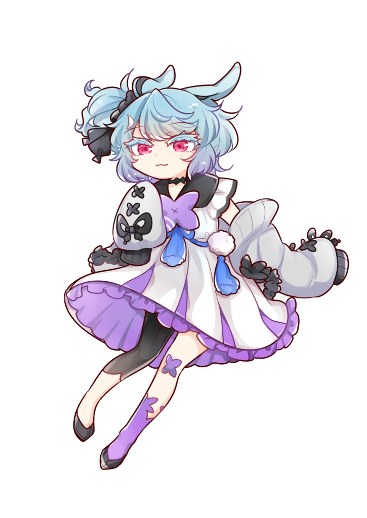 【無料配布】こうさぎ写し身ちゃん立ち絵イラスト