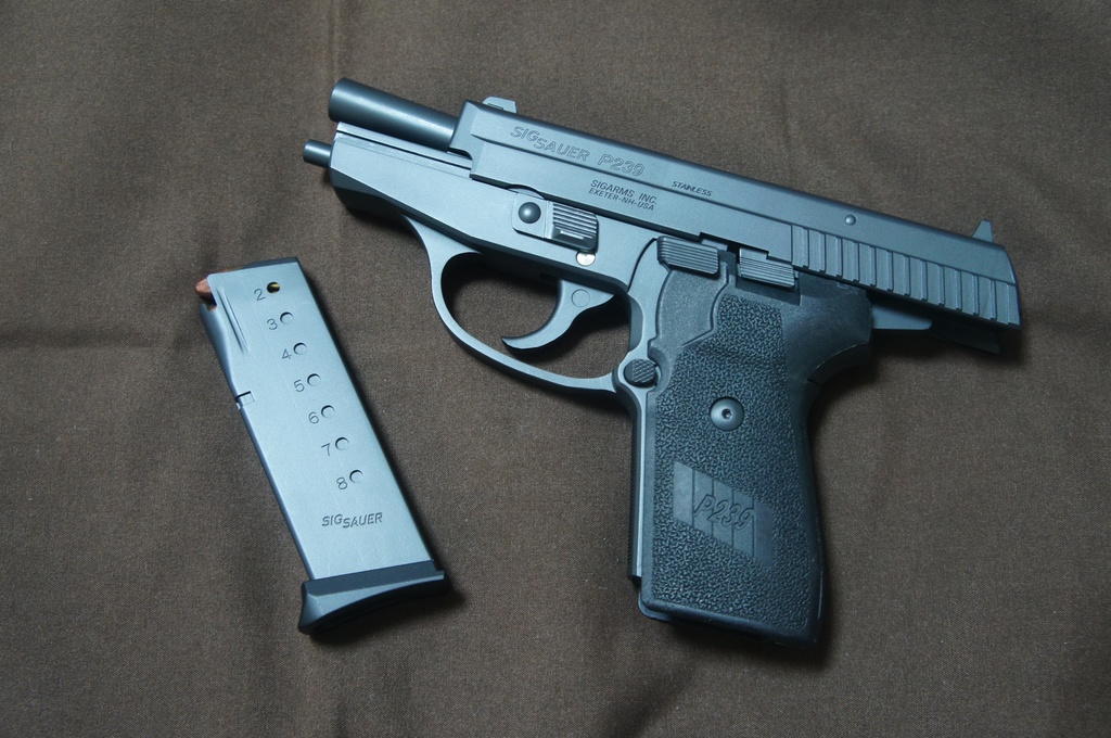 【グリップ部品無し】P239　光造形3Dプリンタ出力品　モデルガンキット