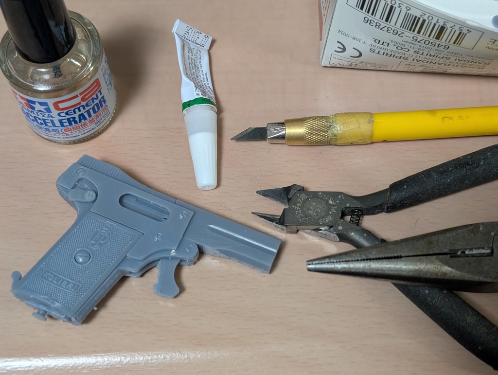 コリブリ 光造形3Dプリンタ出力品 モデルガンキット