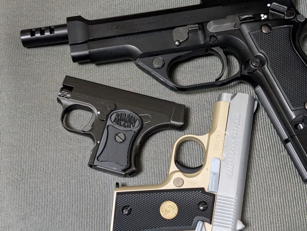 Mann Pistol FDM PLA(黒)出力簡易組立済モデルガン