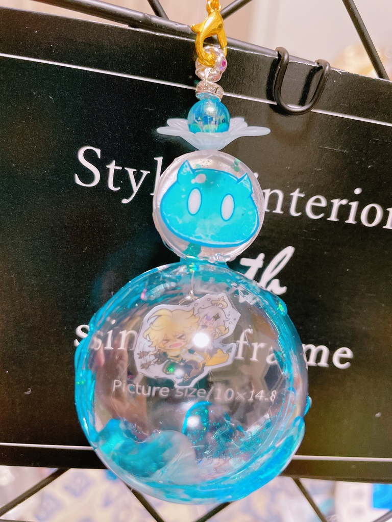 煽り水スライムのしゃぼん玉ストラップ