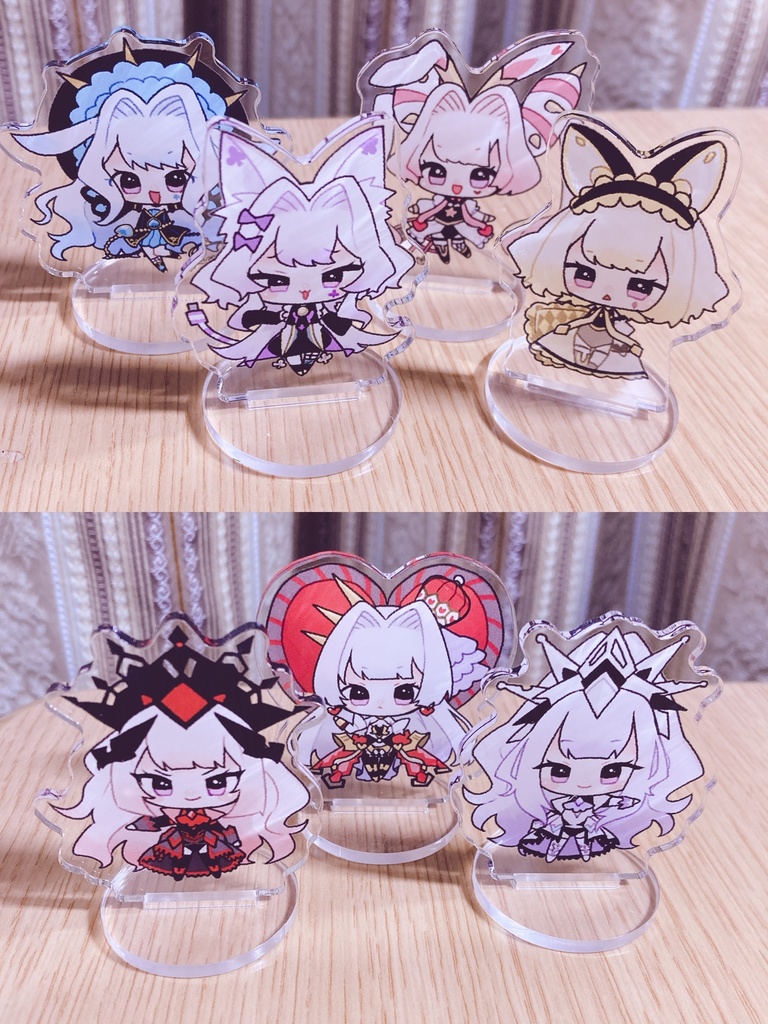 遊戯王 M∀LICE アクリルスタンド 7種 遊戯王 ycsj限定 マリス M∀LICE アクリルスタンド 未開封 7個