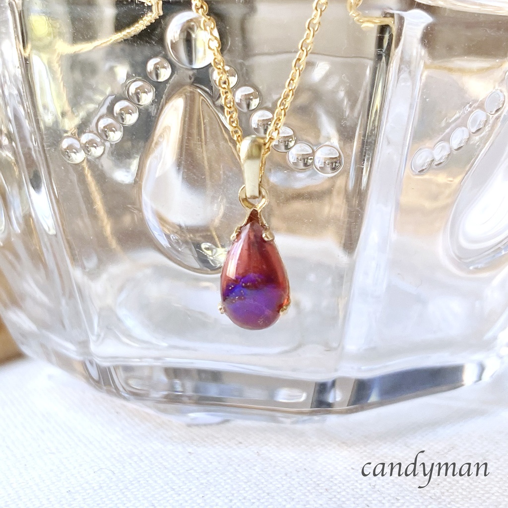 【送料込み】真っ赤なドラゴンズブレスのネックレス