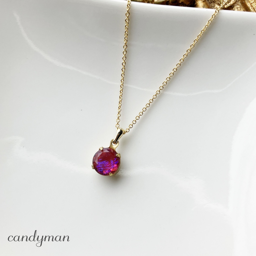 **再販**【送料込み】ピンク色ドラゴンズブレスのネックレス