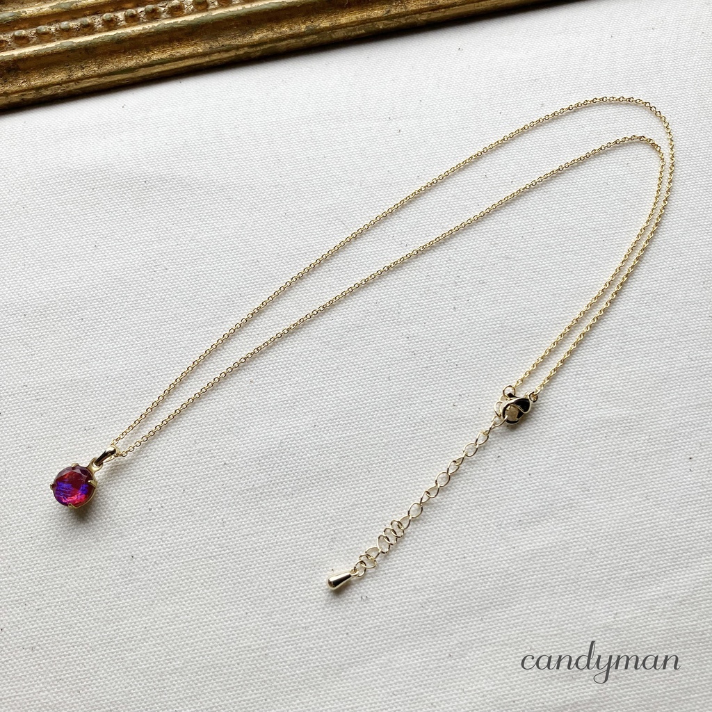 **再販**【送料込み】ピンク色ドラゴンズブレスのネックレス