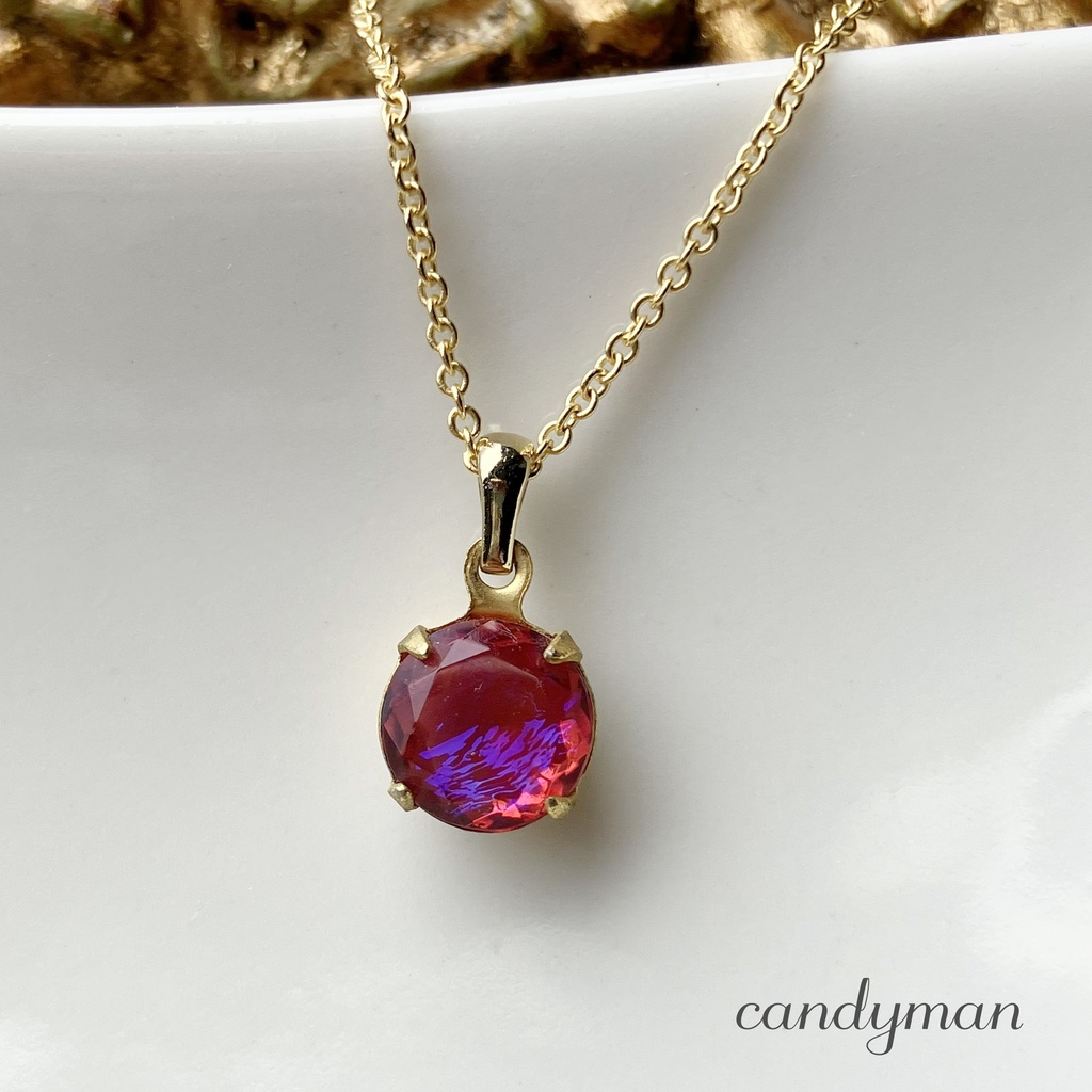 **再販**【送料込み】ピンク色ドラゴンズブレスのネックレス