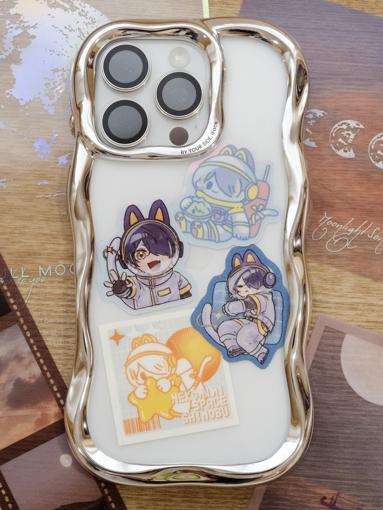 スペースネコミミシノブ シールセット