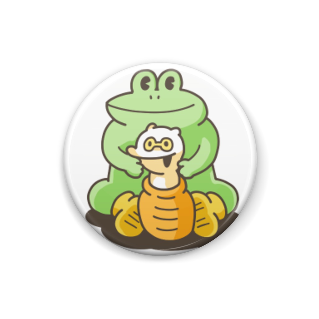 ゆかい缶バッジ