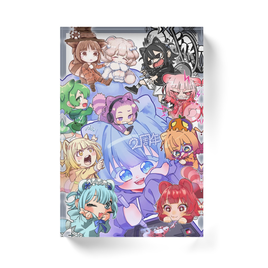 2周年記念グッズ - アクリルブロック