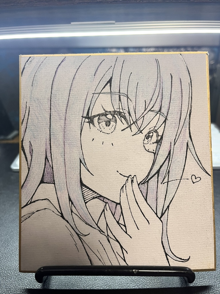 【直筆ミニ色紙】鈴木羽那