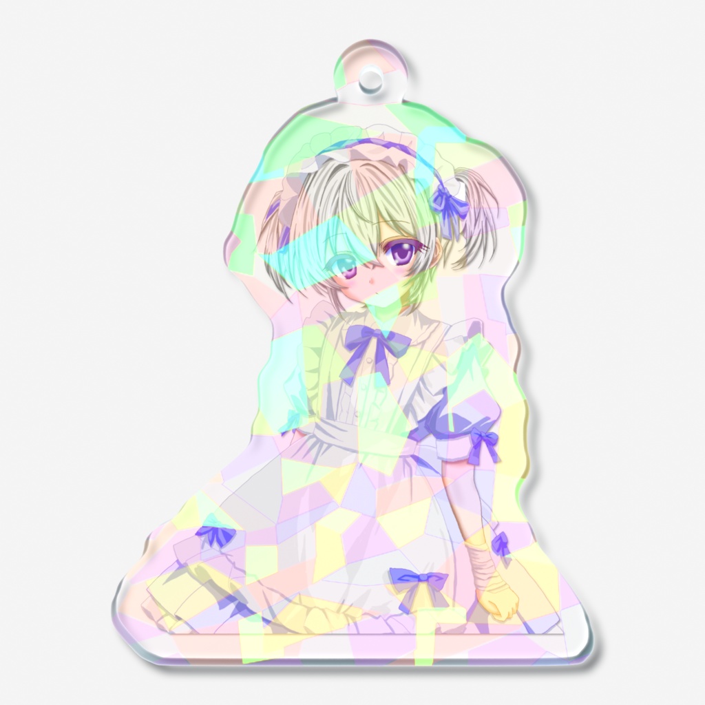 男の娘ホログラムアクリルキーホルダー