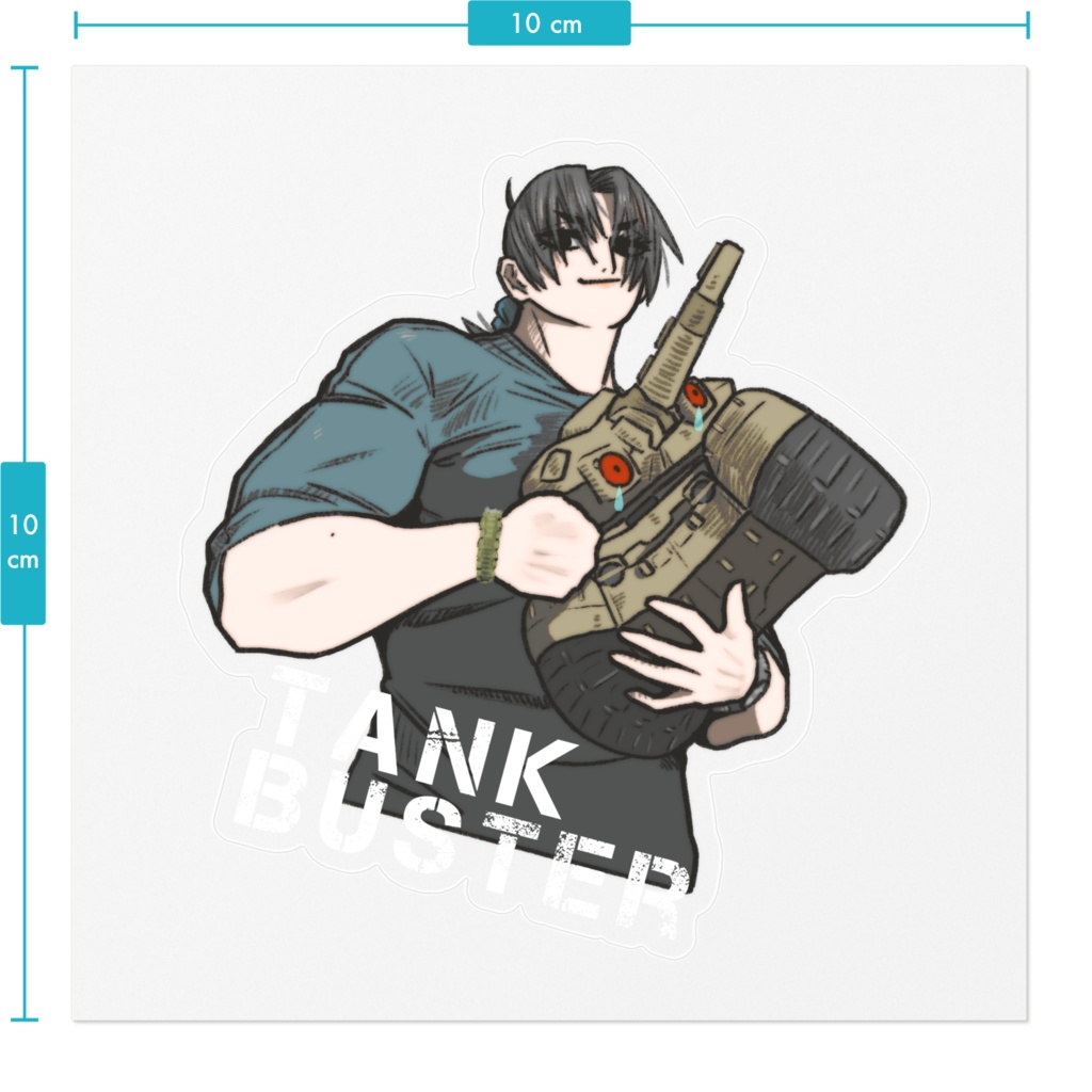対戦車系女子ステッカー
