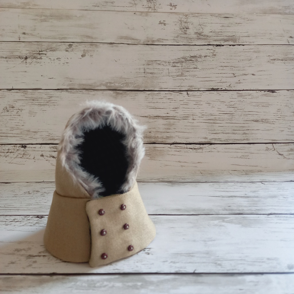 ぬいぐるみ用 ダブルボタン冬ジャンパー