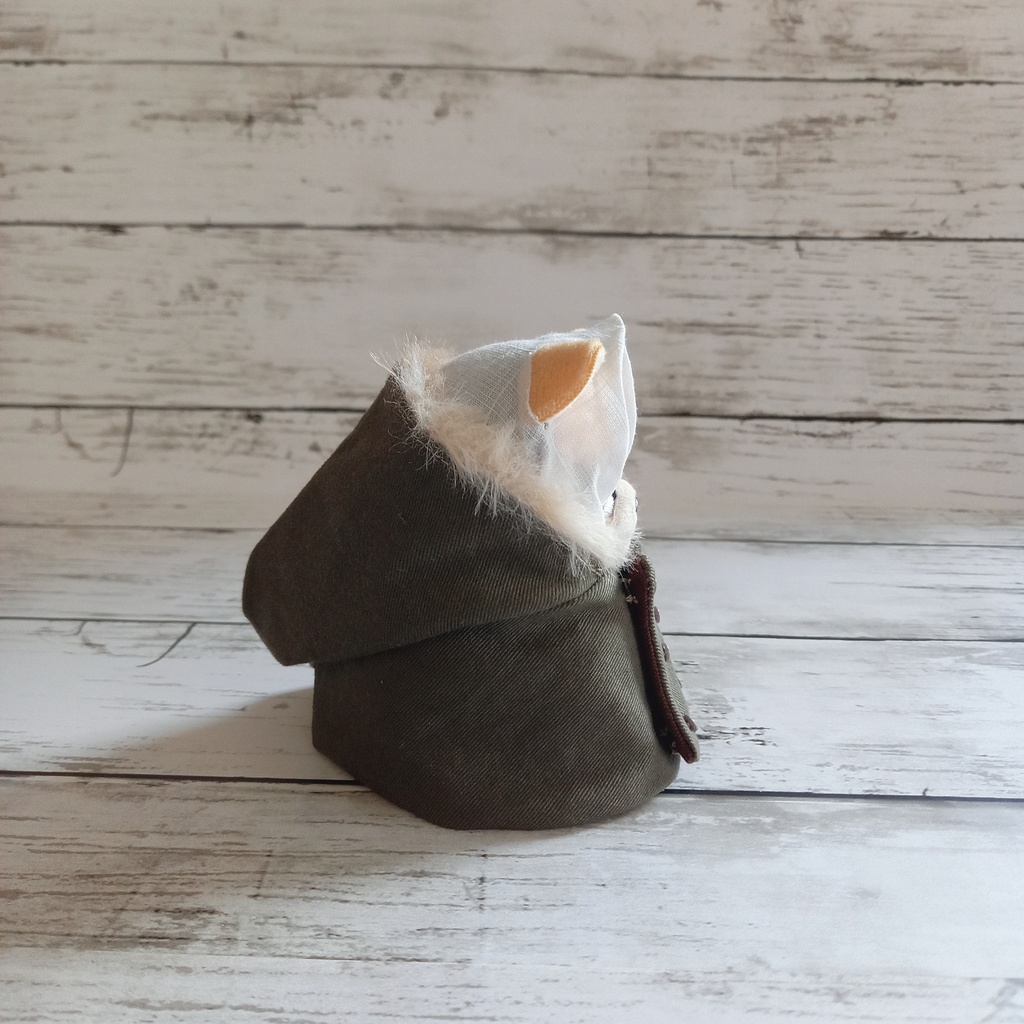 ぬいぐるみ用 ダブルボタン冬ジャンパー