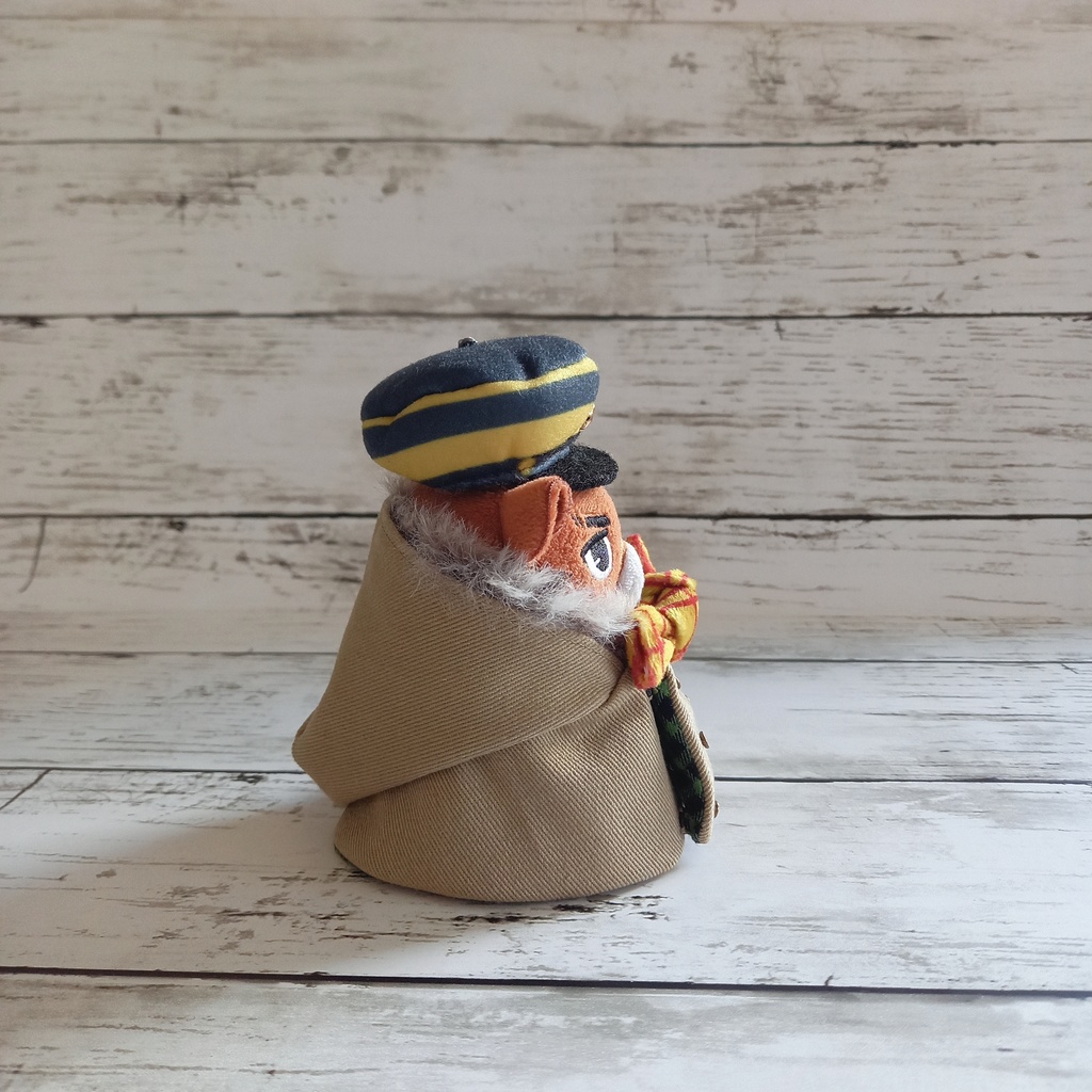 ぬいぐるみ用 ダブルボタン冬ジャンパー