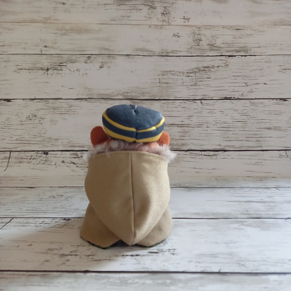 ぬいぐるみ用 ダブルボタン冬ジャンパー