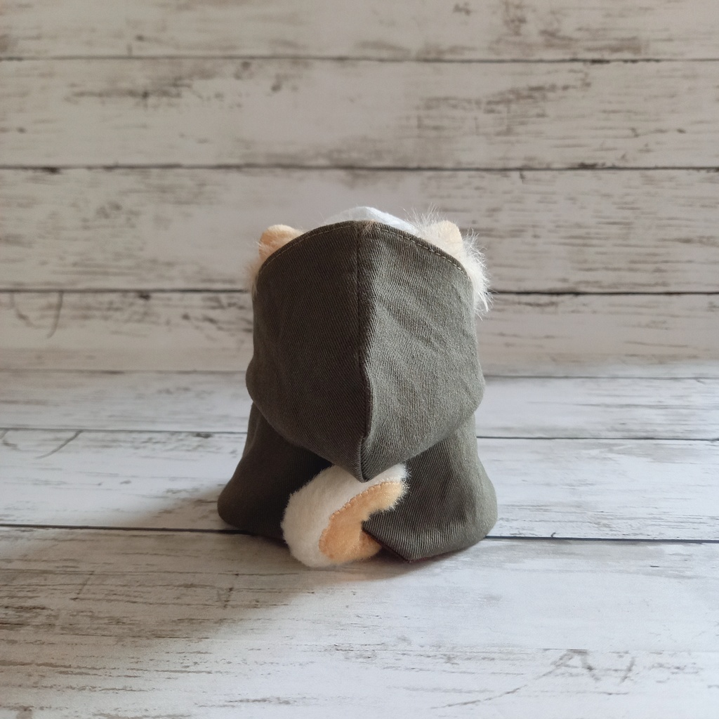 ぬいぐるみ用 ダブルボタン冬ジャンパー