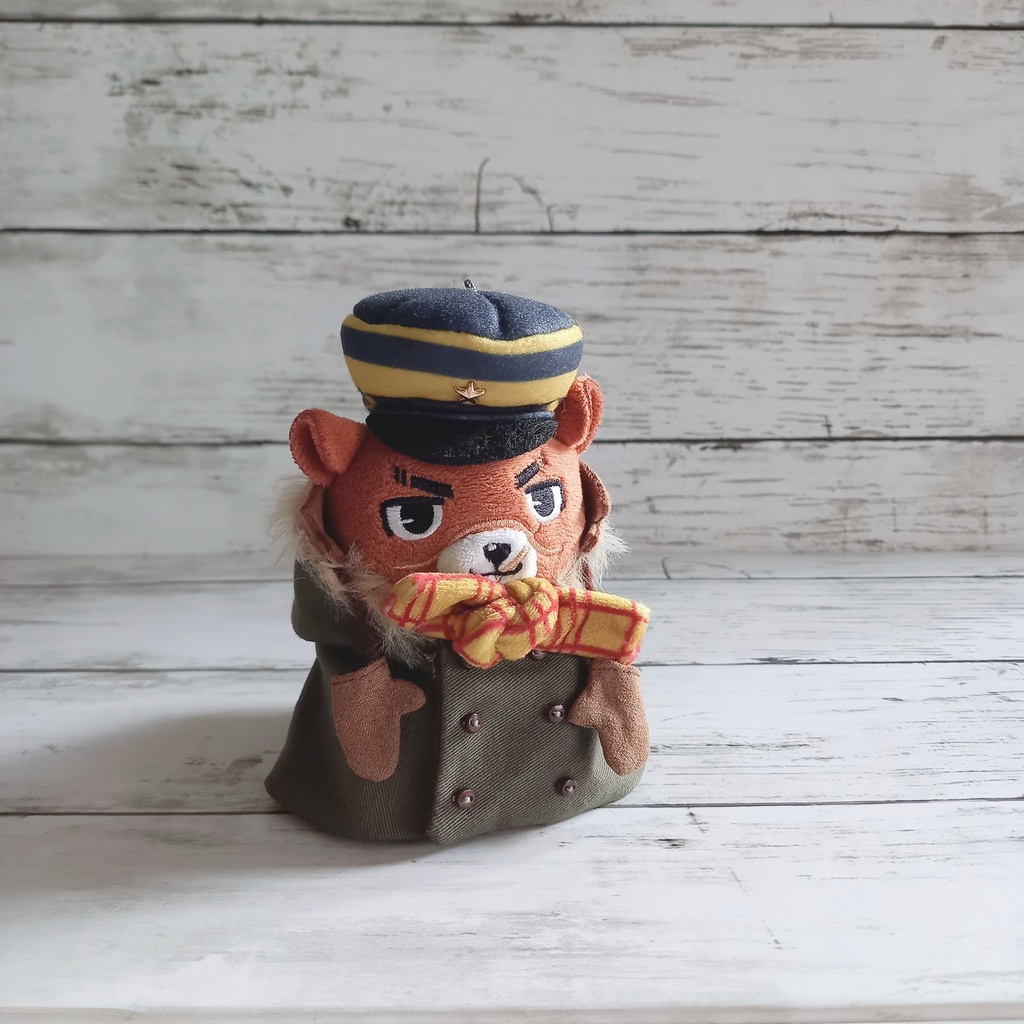 ぬいぐるみ用 ダブルボタン冬ジャンパー