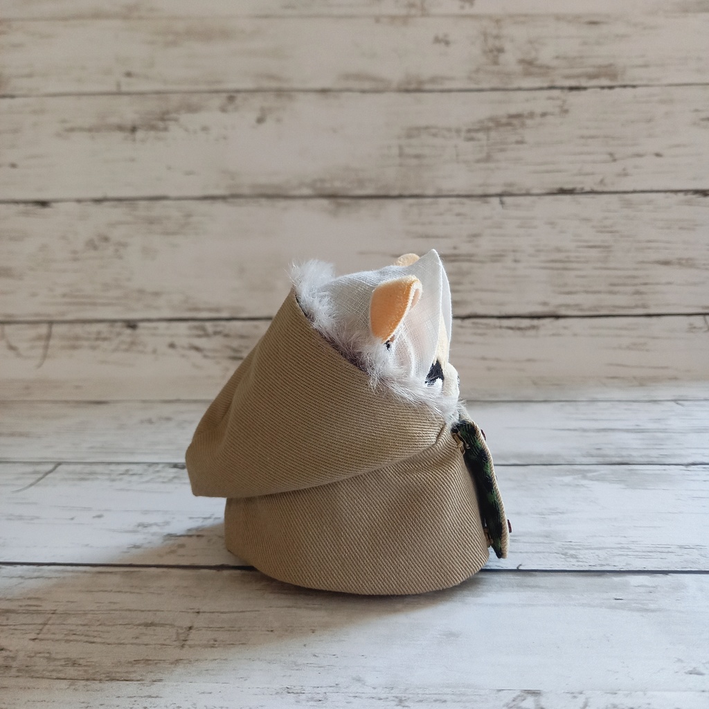 ぬいぐるみ用 ダブルボタン冬ジャンパー