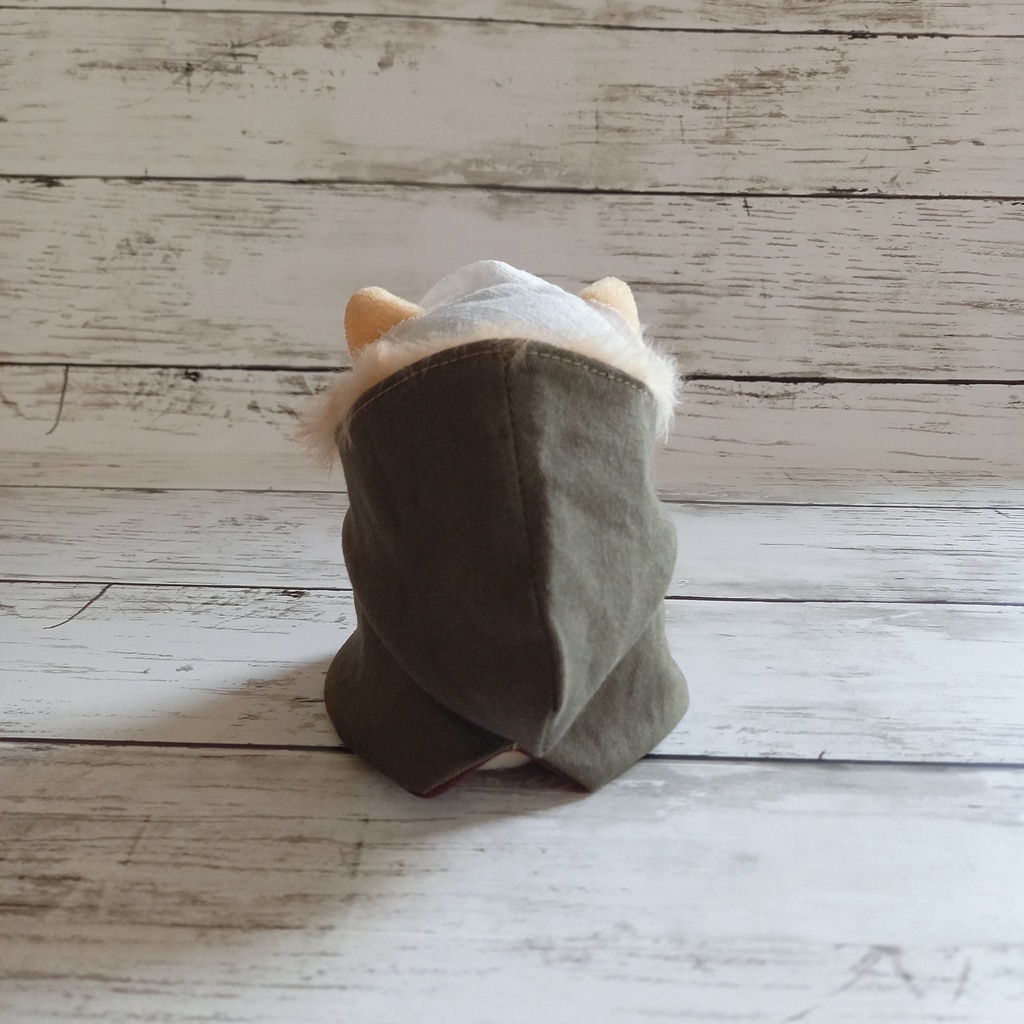 ぬいぐるみ用 ダブルボタン冬ジャンパー