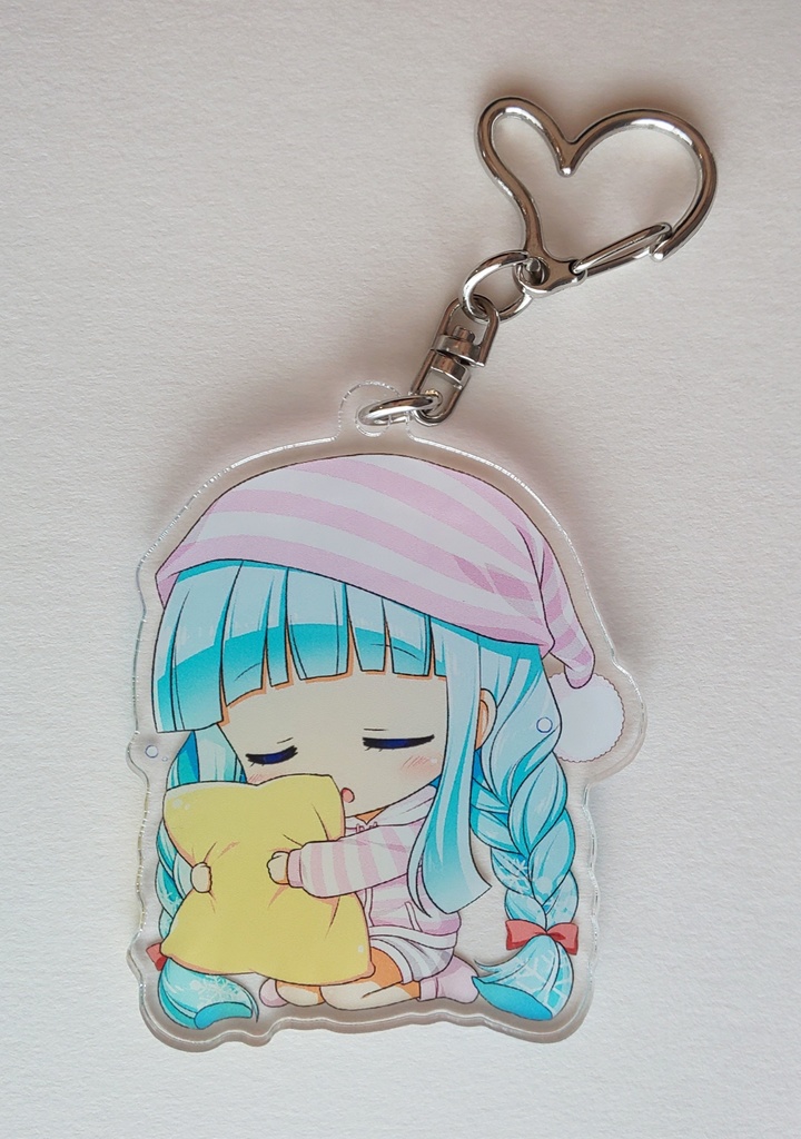 パジャマはっかちゃん　アクリルキーホルダー(6㎝)