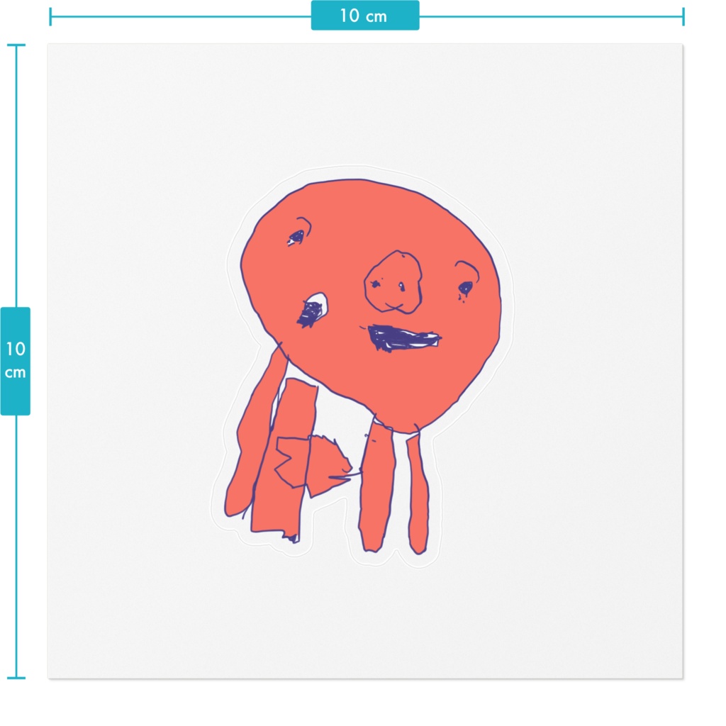 たこさんステッカー