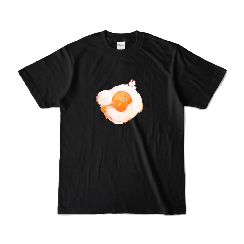 割れた目玉焼きのTシャツ