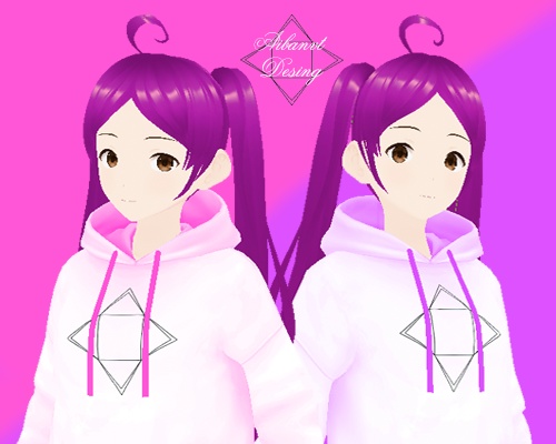 《VRoid》パーカー Hoodie Girl