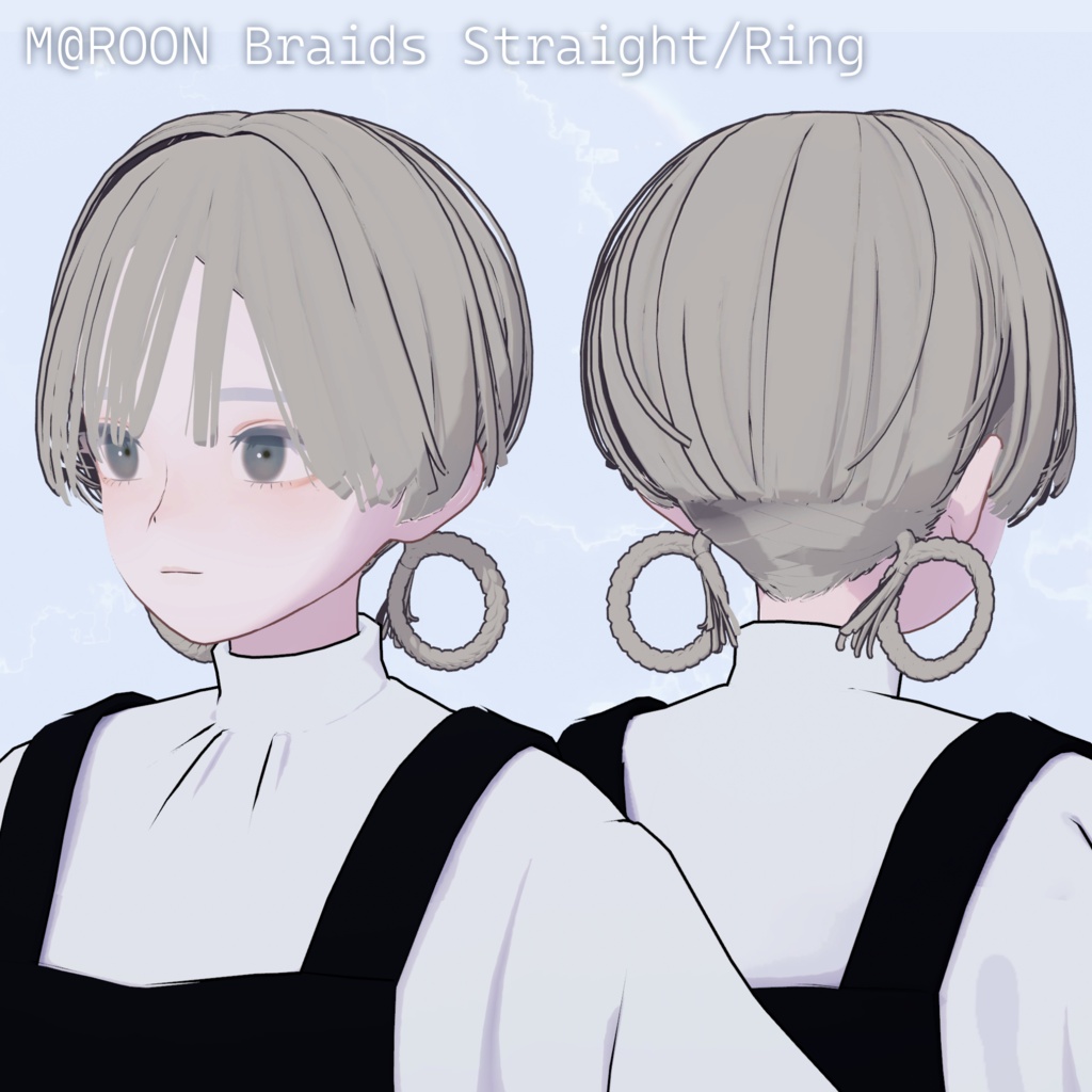 M@ROON Braids Straight/Ring