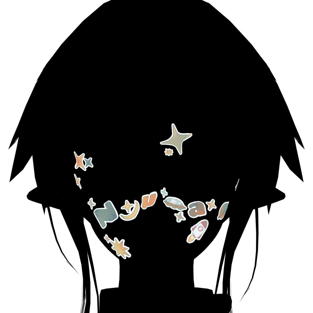 M@ROON/Nyuma Face Sticker