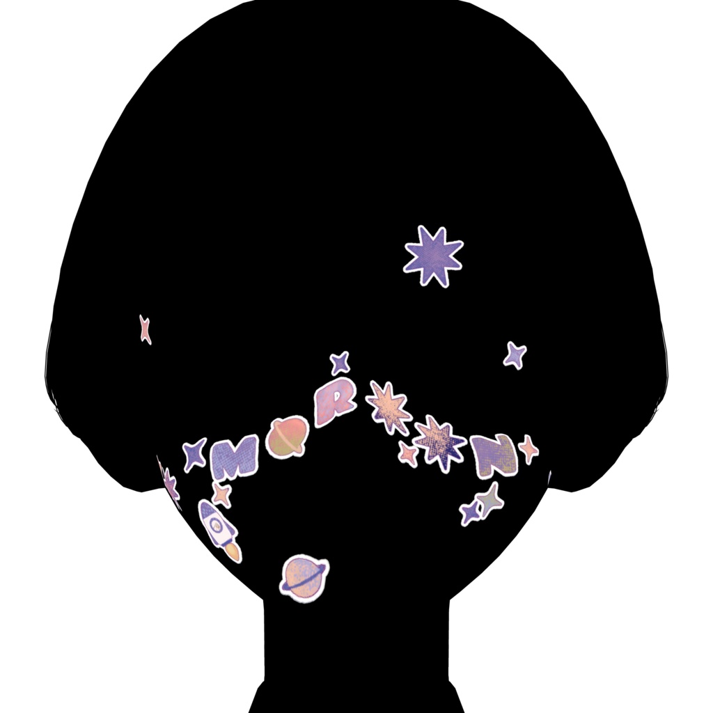 M@ROON/Nyuma Face Sticker