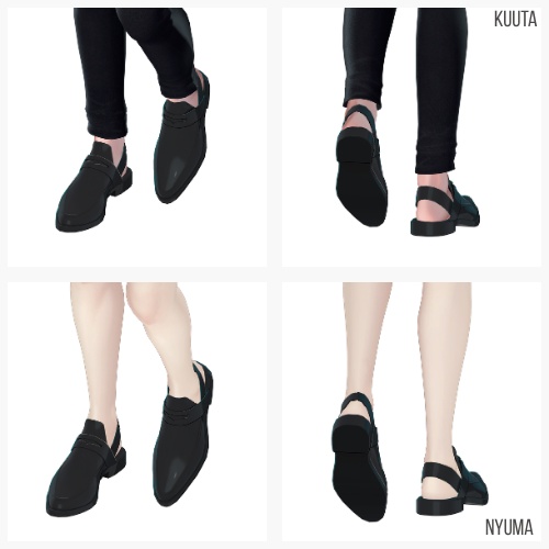 Slingback Loafers【7アバター対応】
