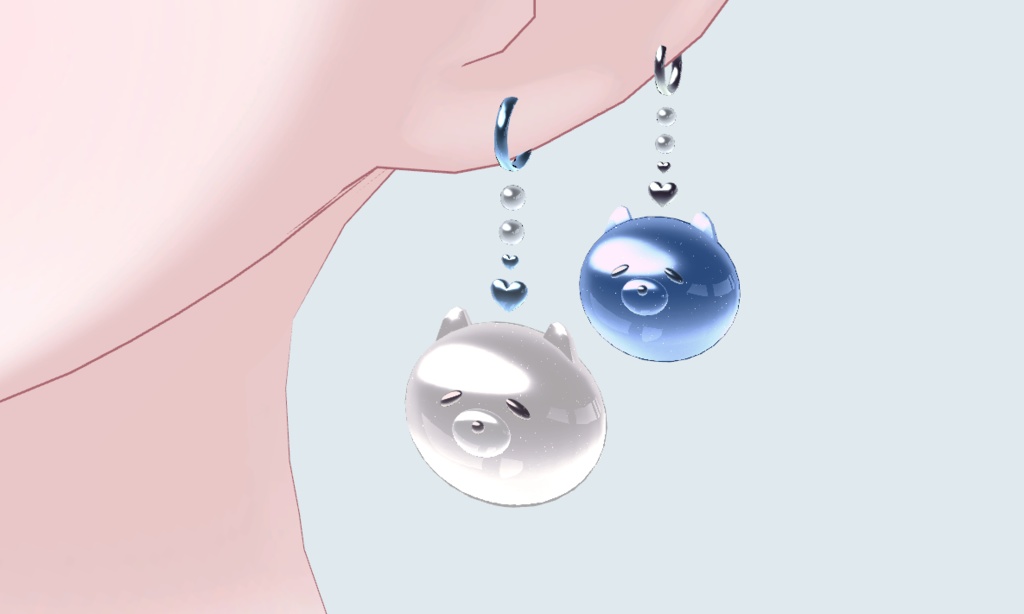 【無料】くまチャンピアス