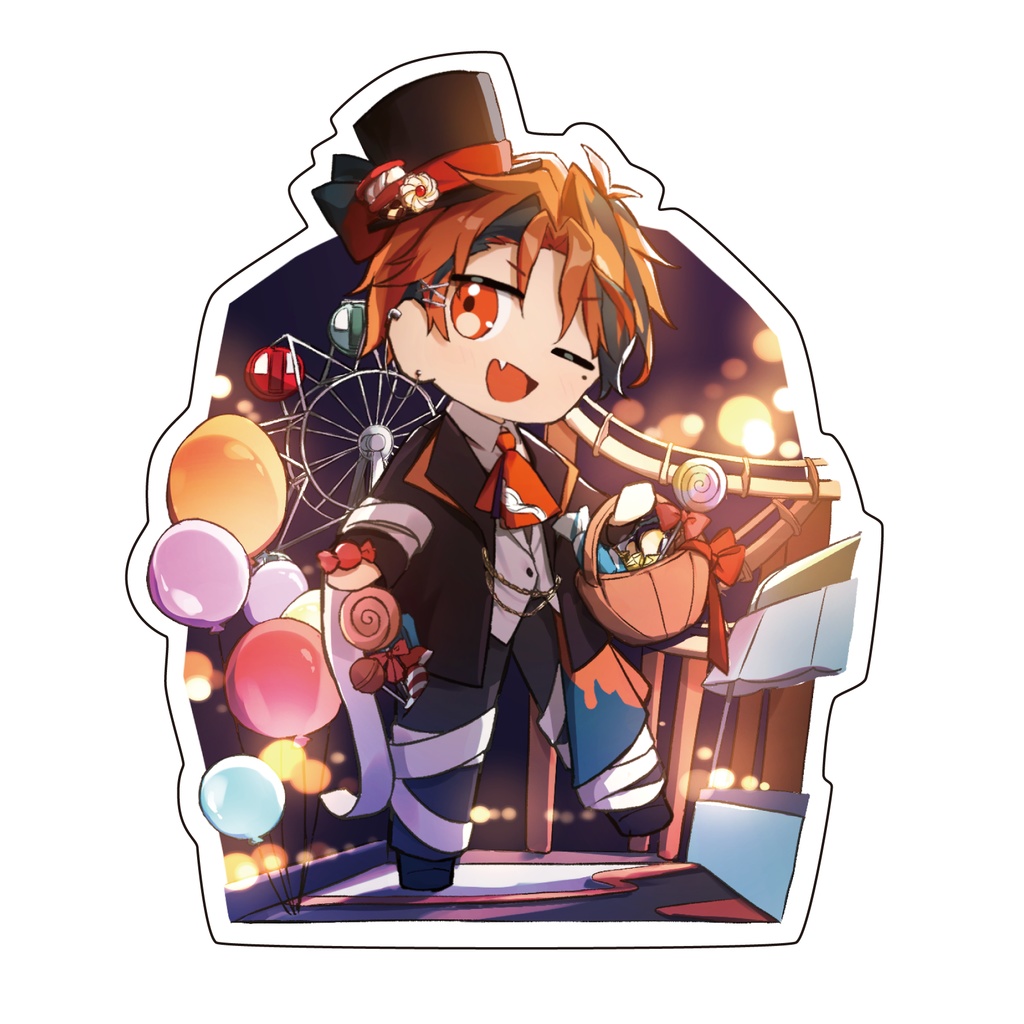 【非公式】ホロスターズ ハロウィンステッカー