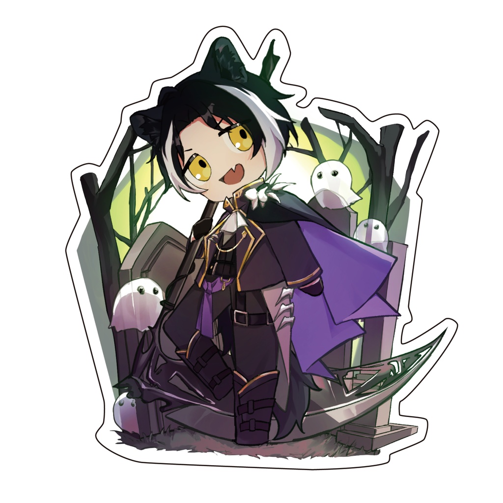 【非公式】ホロスターズ ハロウィンステッカー