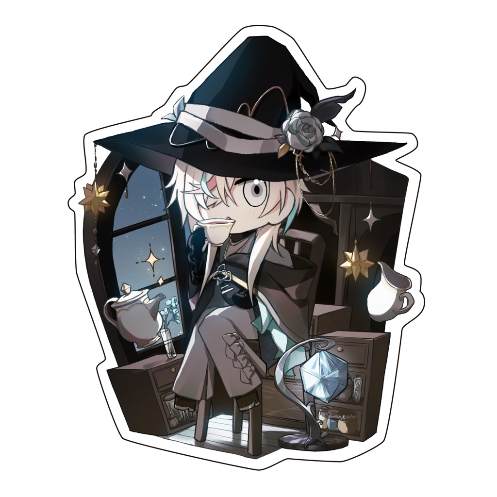 【非公式】ホロスターズ ハロウィンステッカー