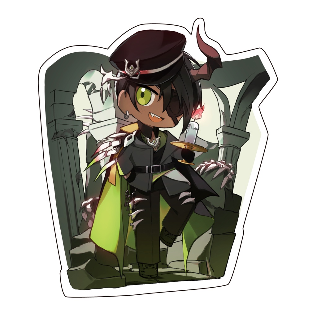 【非公式】ホロスターズ ハロウィンステッカー