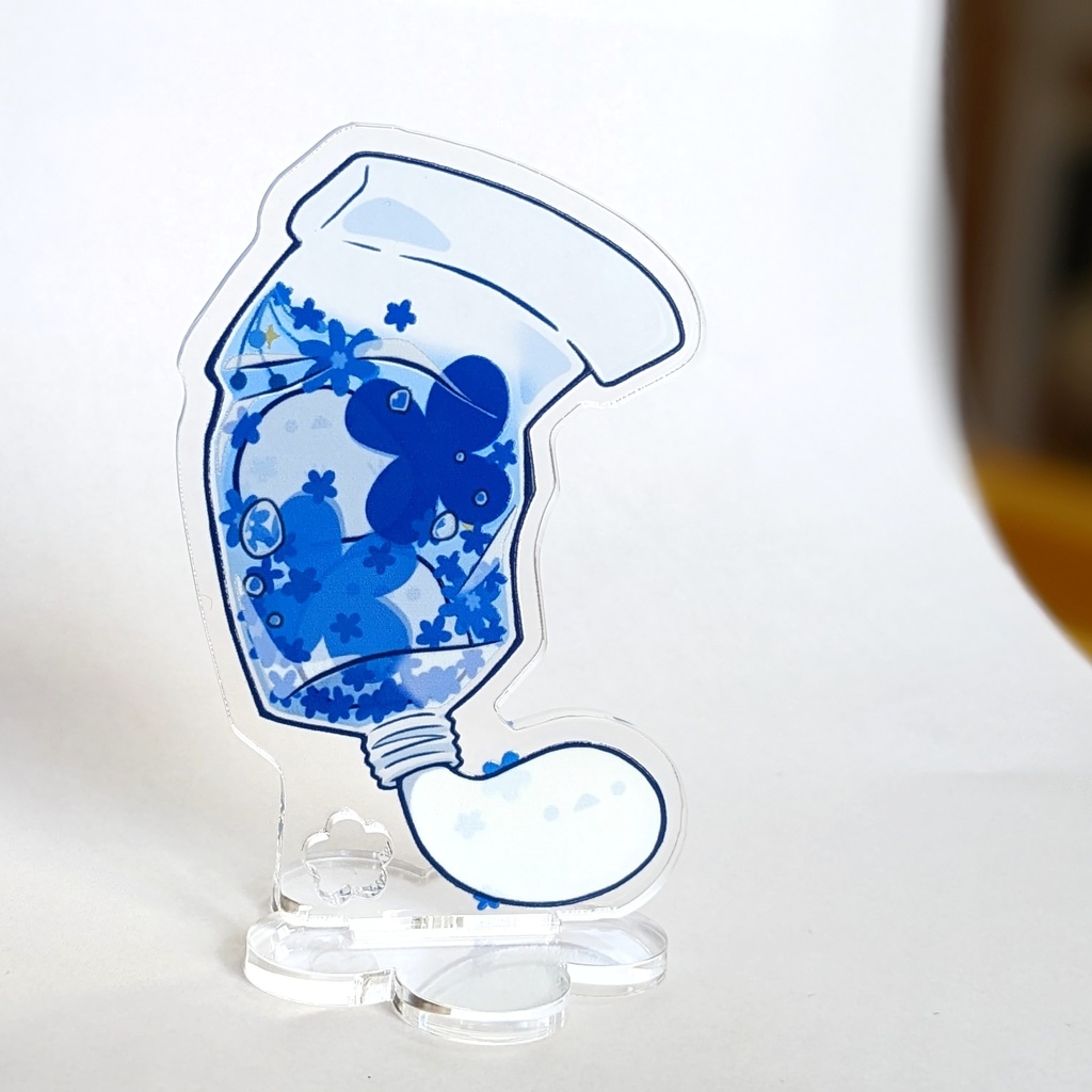 【アクリルスタンド】シマエナガチューブ(あおいろ)
