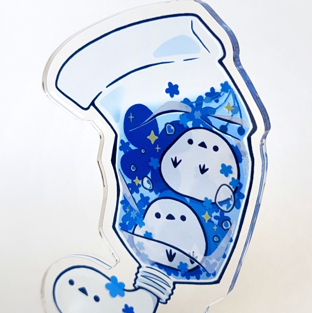 【アクリルスタンド】シマエナガチューブ(あおいろ)