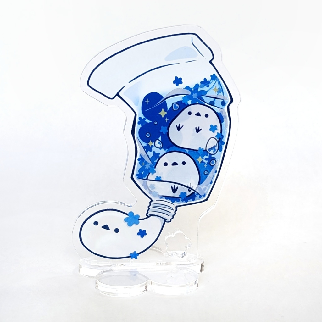 【アクリルスタンド】シマエナガチューブ(あおいろ)