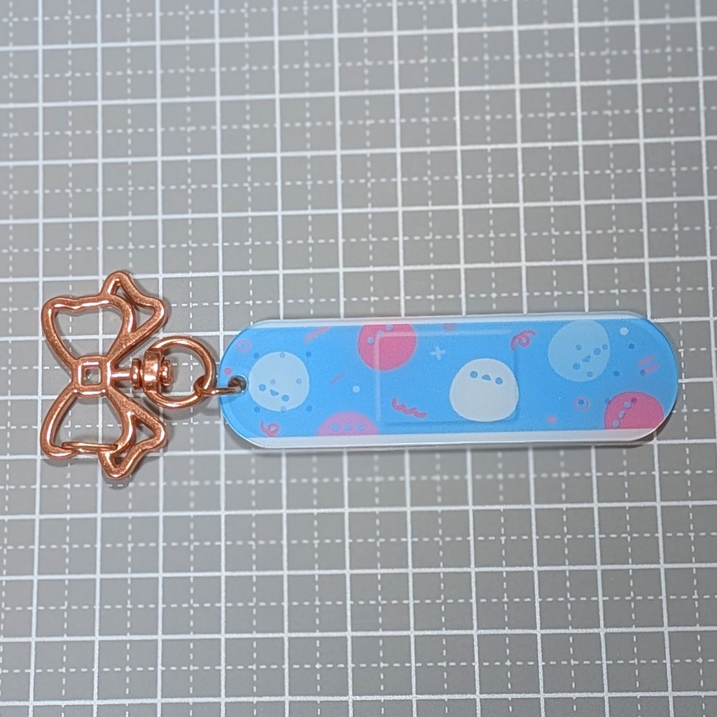 シマエナガのばんそうこう風アクキー