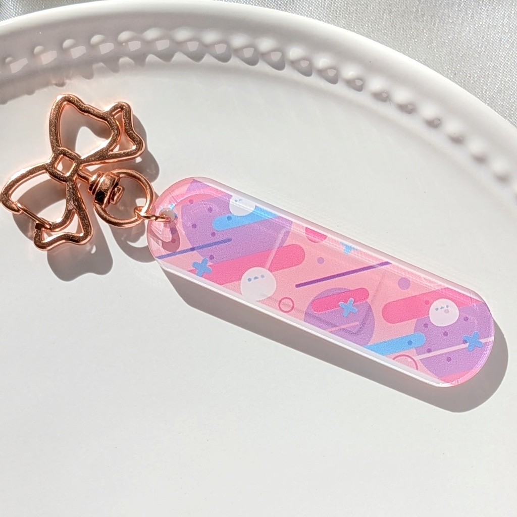 シマエナガのばんそうこう風アクキー