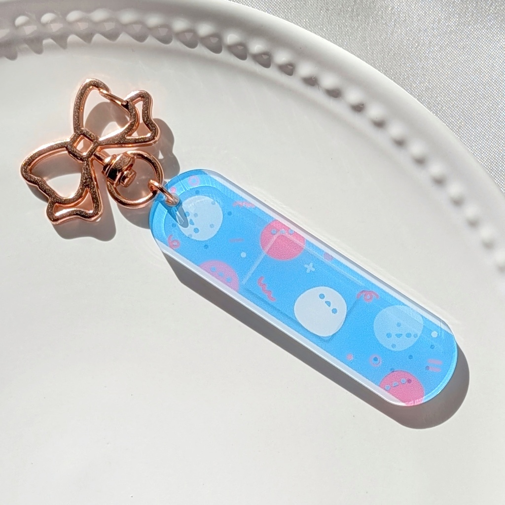 シマエナガのばんそうこう風アクキー