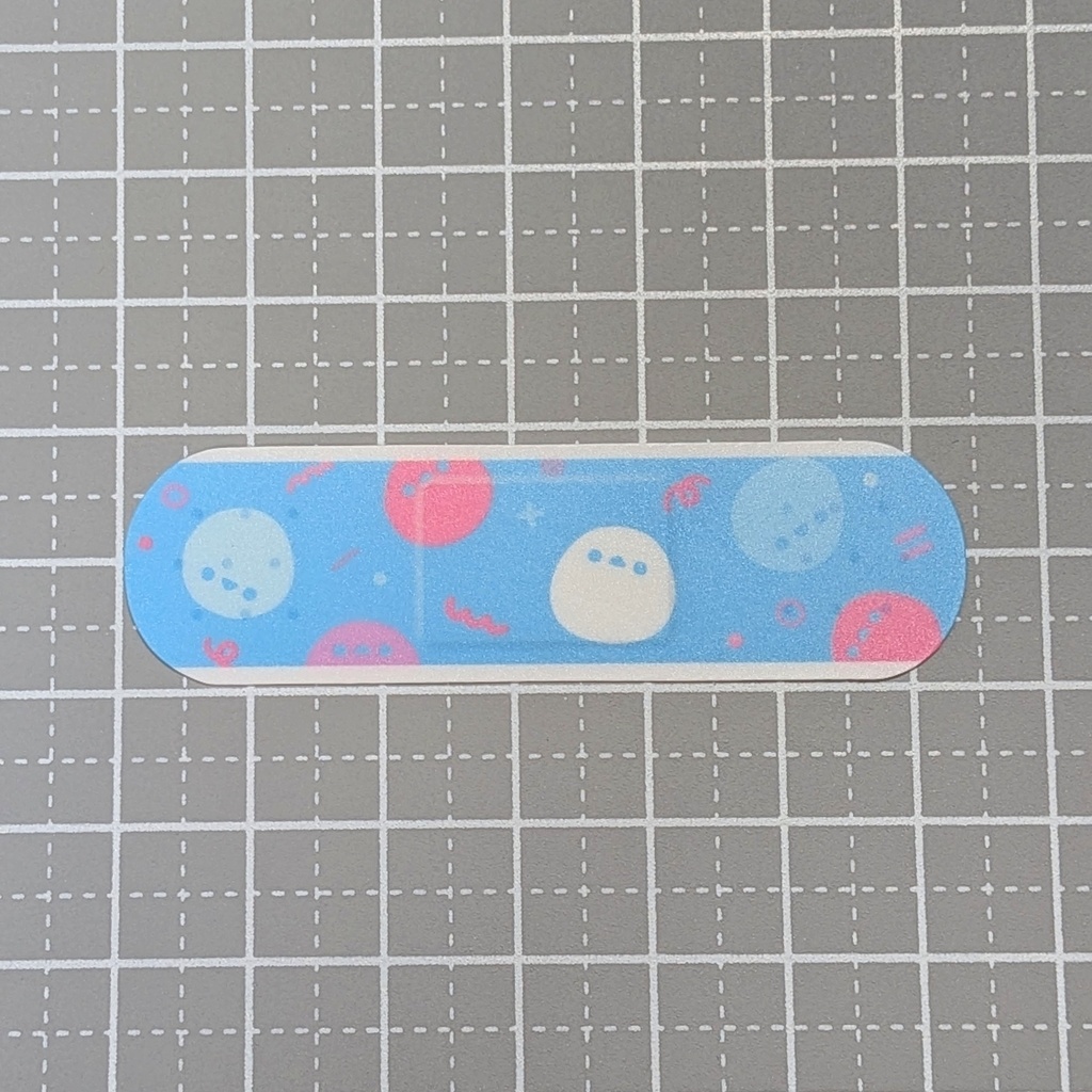 シマエナガのばんそうこう風ステッカー