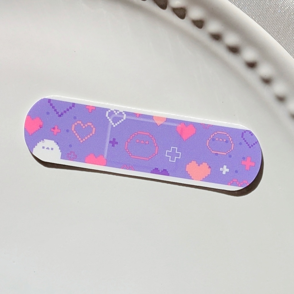 シマエナガのばんそうこう風ステッカー