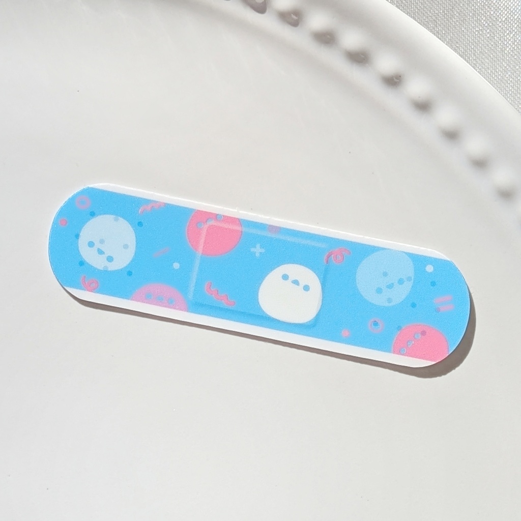 シマエナガのばんそうこう風ステッカー