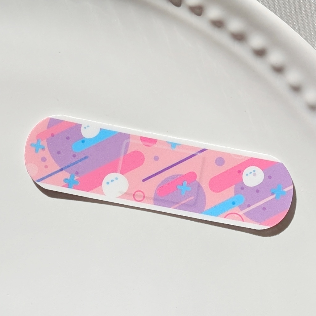 シマエナガのばんそうこう風ステッカー