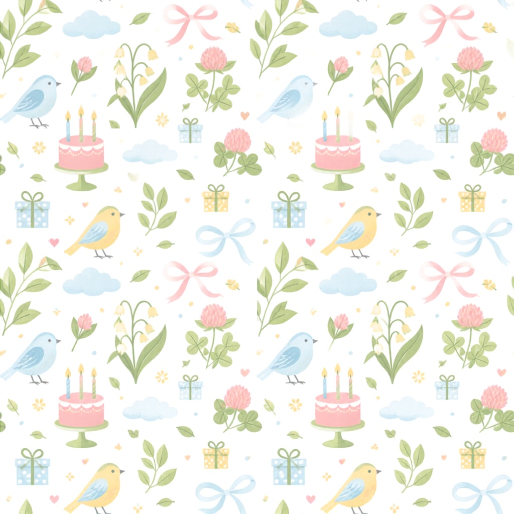 「Birthday Seasons★12か月の季節を楽しむデジタルペーパー」(Canva)