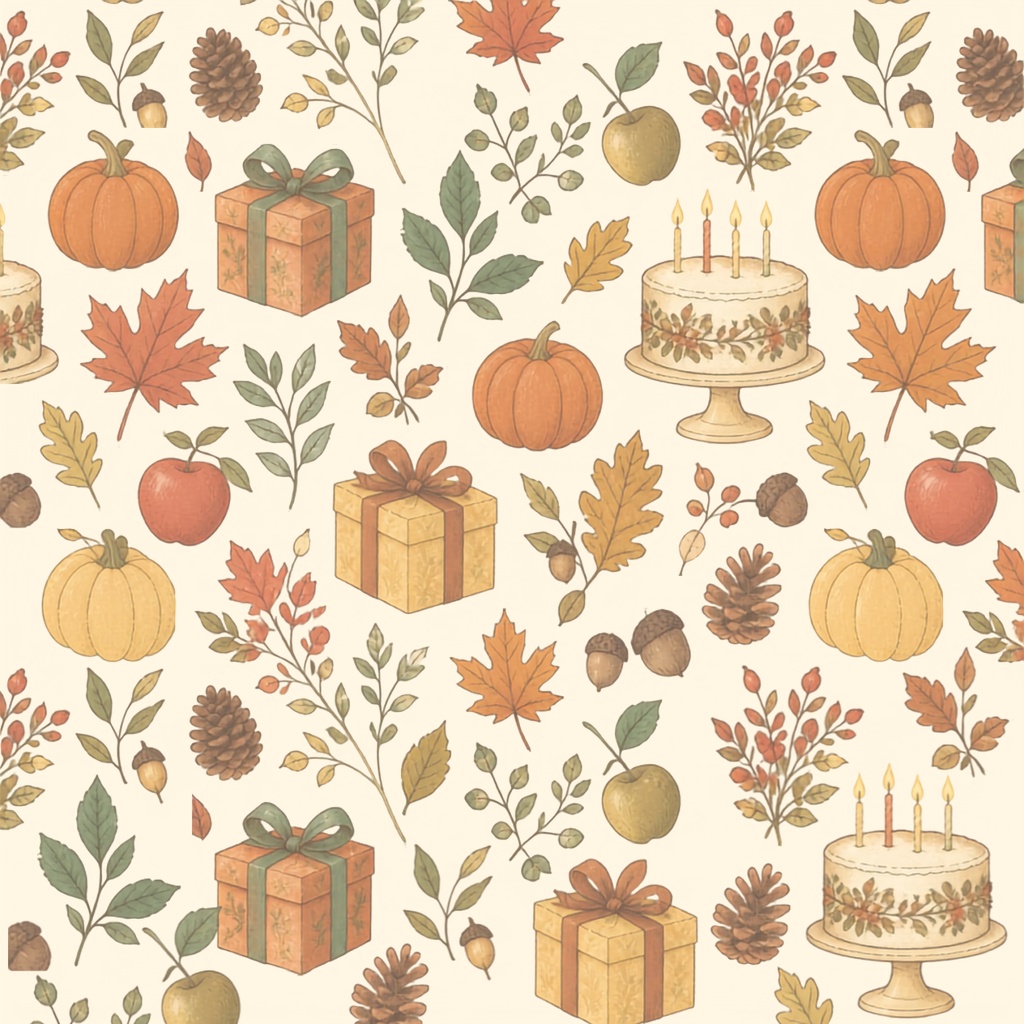 「Birthday Seasons★12か月の季節を楽しむデジタルペーパー」(Canva)